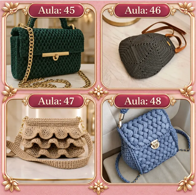 Modelo de bolsa de crochê 12