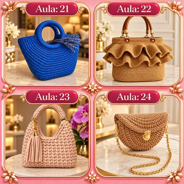 Modelo de bolsa de crochê 6