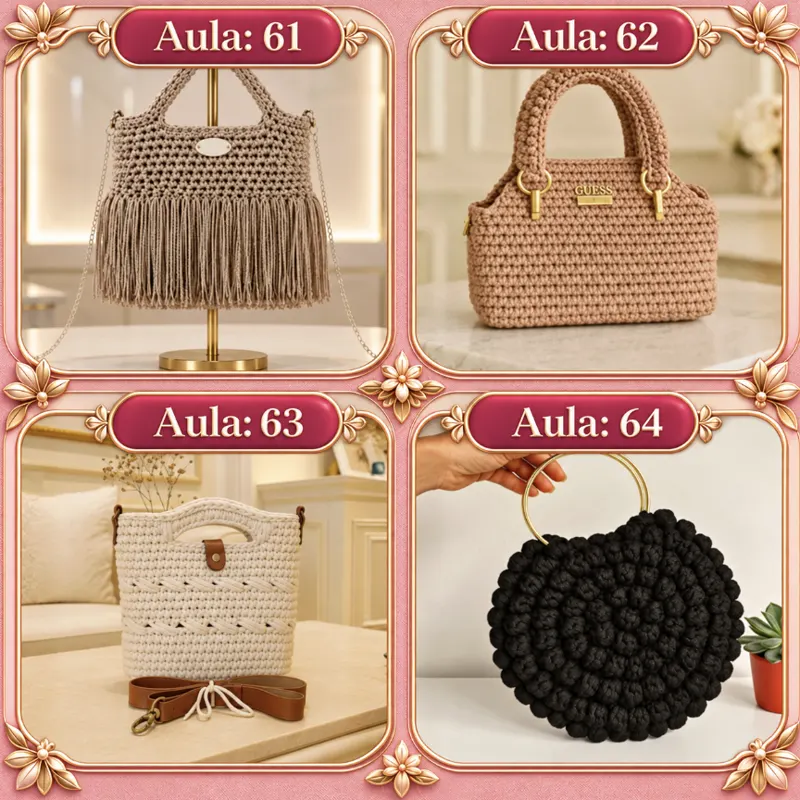 Modelo de bolsa de crochê 16