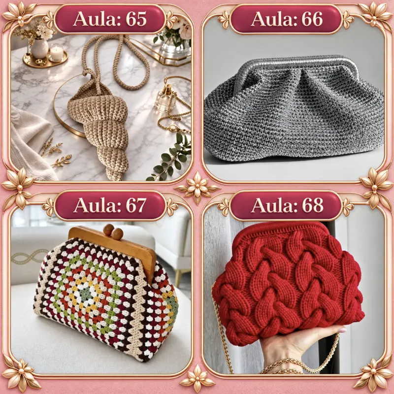 Modelo de bolsa de crochê 17