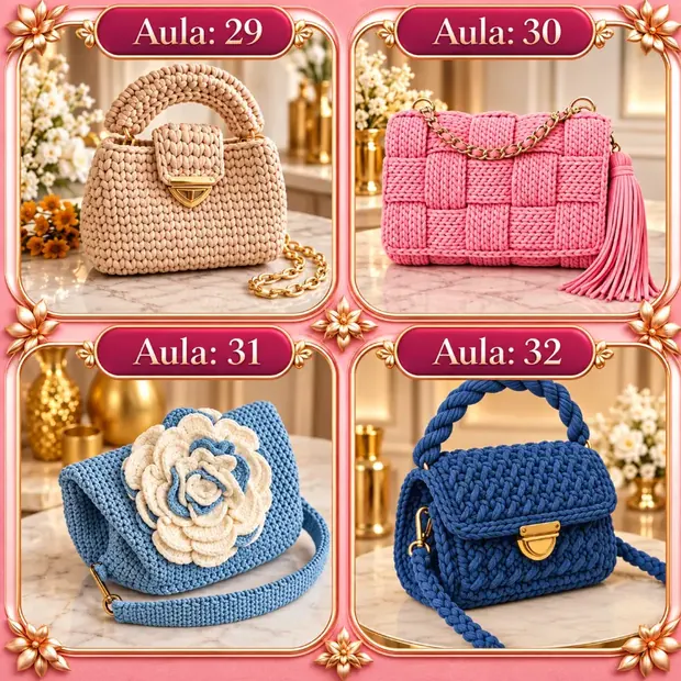 Modelo de bolsa de crochê 8