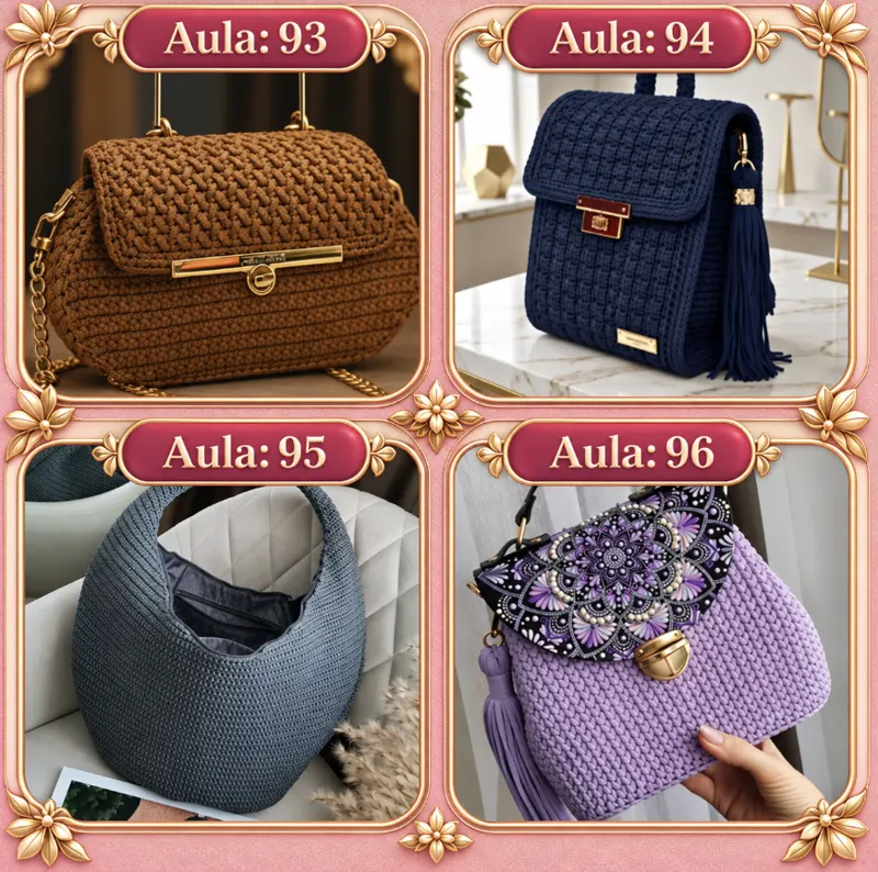 Modelo de bolsa de crochê 24