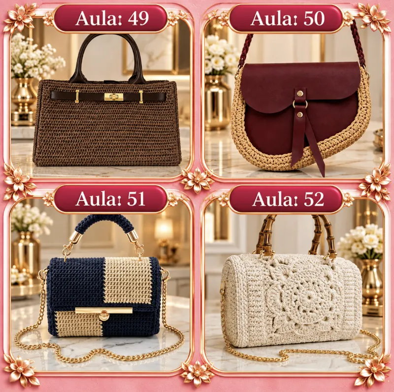 Modelo de bolsa de crochê 13